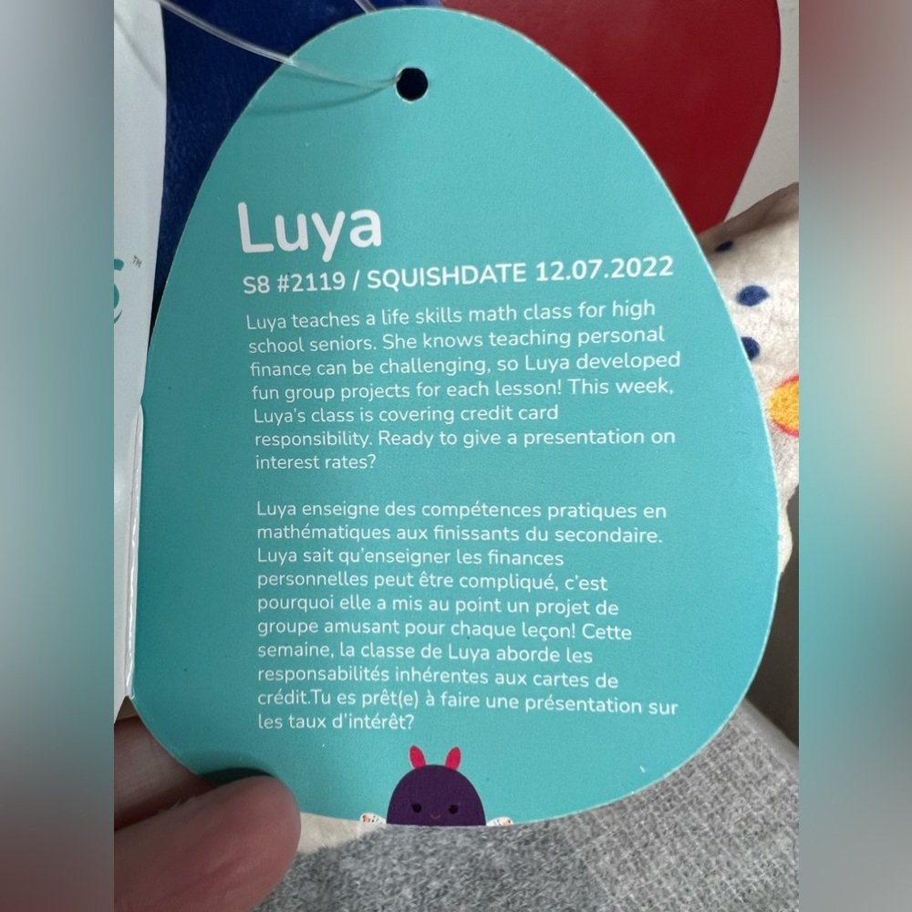 NWT‎ 8” *RARE* Luya - Picture 3 of 4